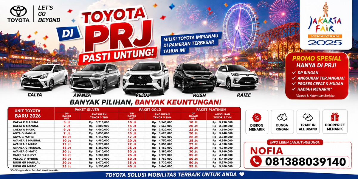PROMO TOYOTA TERBARU